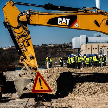 A trieszti magyar kikötőberuházás helyszíne február 20-án. Forrás: MTI / KKM